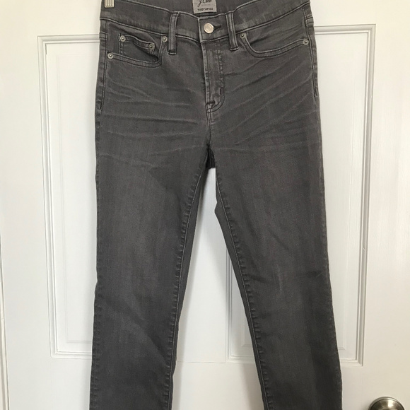Grey J. Crew Toothpick Jeans - Picture 1 of 1
